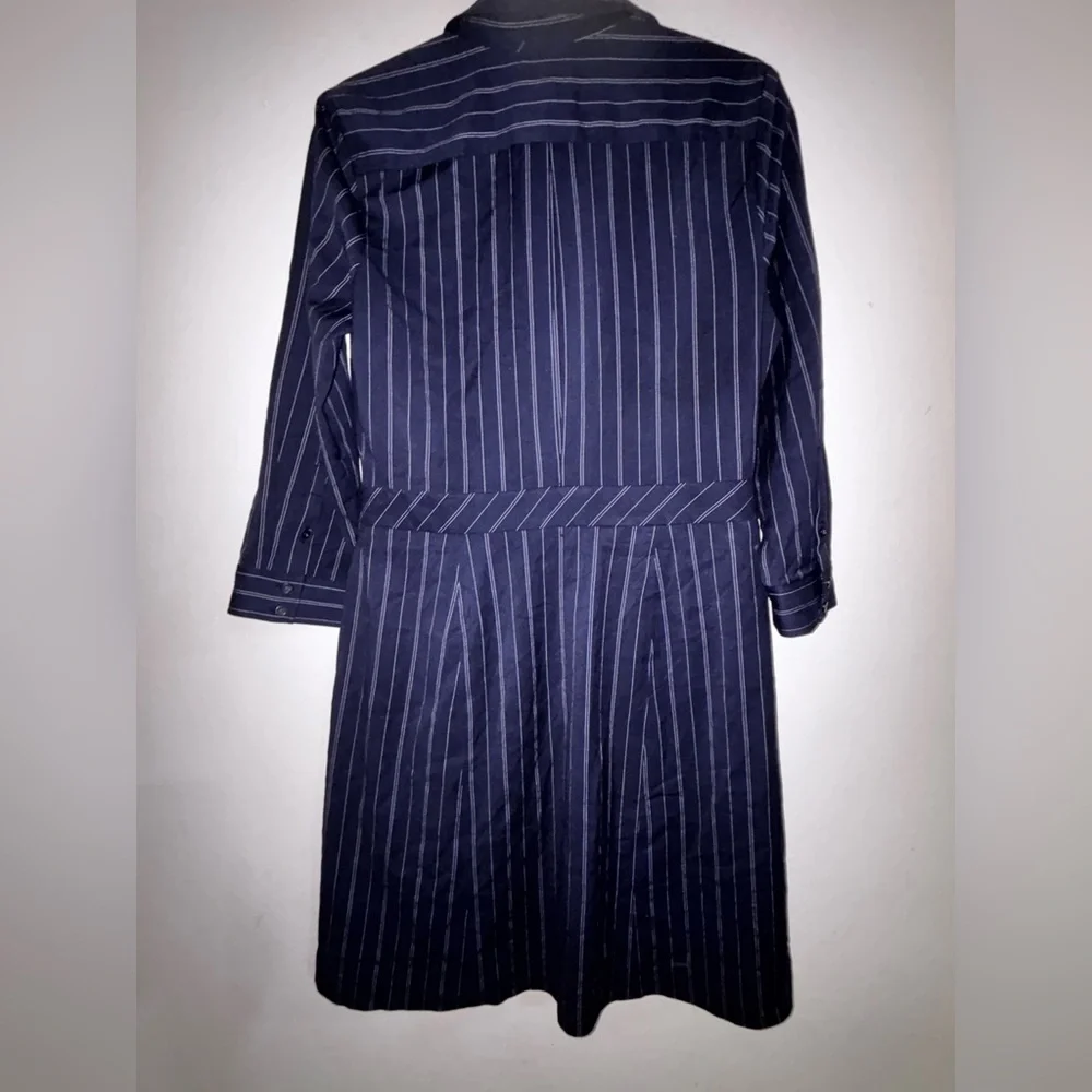 Banana Republic Navy and White Striped Dress - Picture 7 of 11